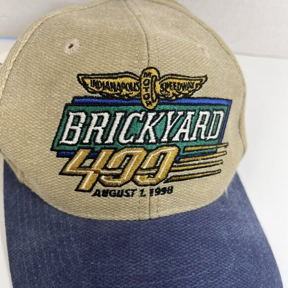 NWT VTG 1998 NASCAR Brickyard 400 Snapback Hat Adjustable Strap - Picture 2 of 8